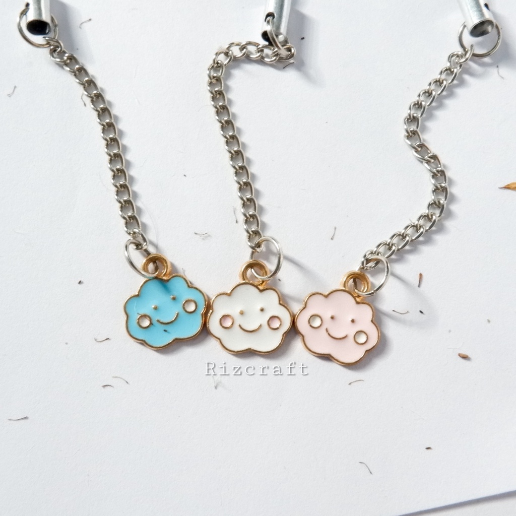 Strap Rantai Liontin Cute Gantungan Hp Gantungan Flashdisk Gantungan Kunci Gantungan Bunga Gantungan Bintang Gantungan Awan Gantungan Serbaguna