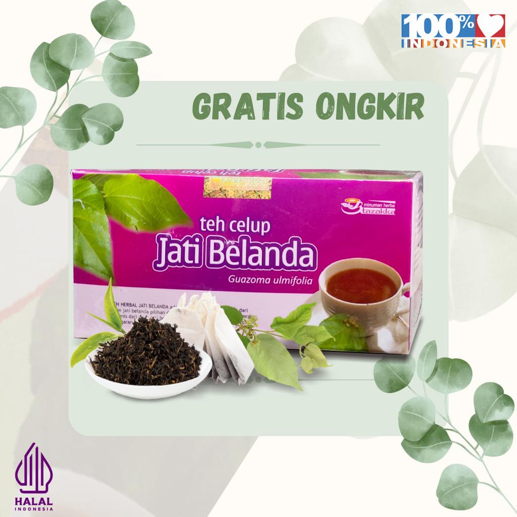

TEH DIET Minuman Herbal Pelangsing alami Teh Jati Belanda Tazakka isi 20 Kantung Original HALAL BPOM