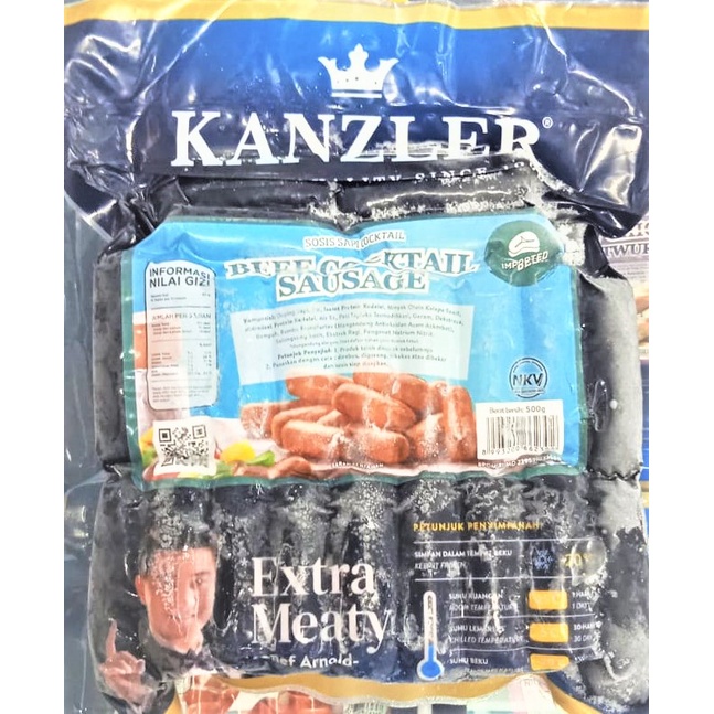 

Kanzler Beef Cocktail Sausage 500gr