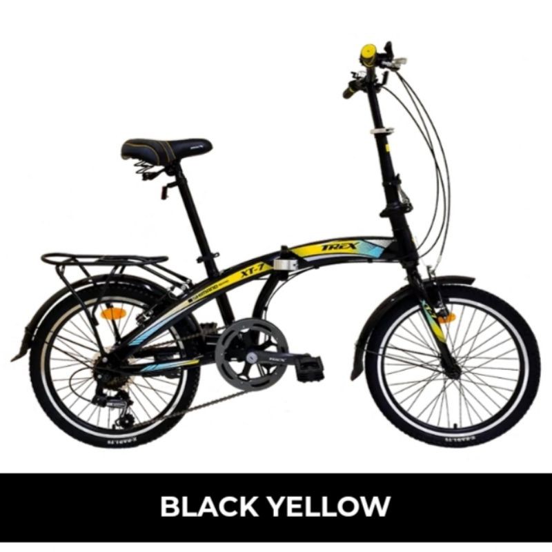 SEPEDA LIPAT TREX XT-7 UKURAN 20 INCI OPERAN GIGI 7 SPEED MURAH ANAK REMAJA DEWASA