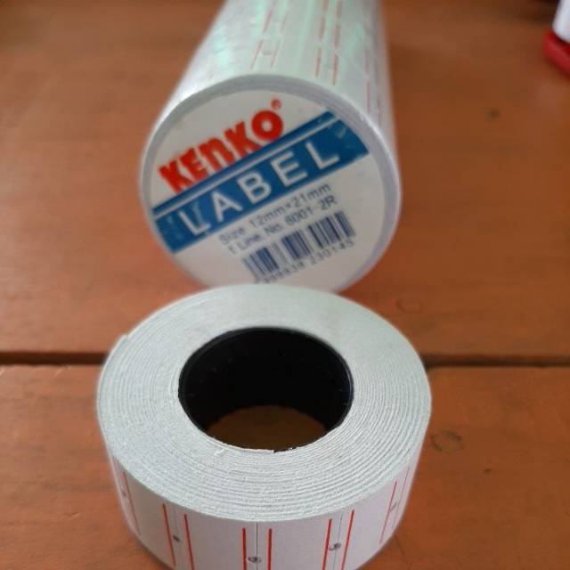 

Label Kertas Harga Kenko size 12mm x 21mm