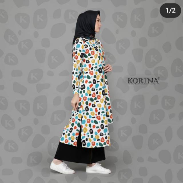 Tunik korina murah new *stone siera tunic by korina*