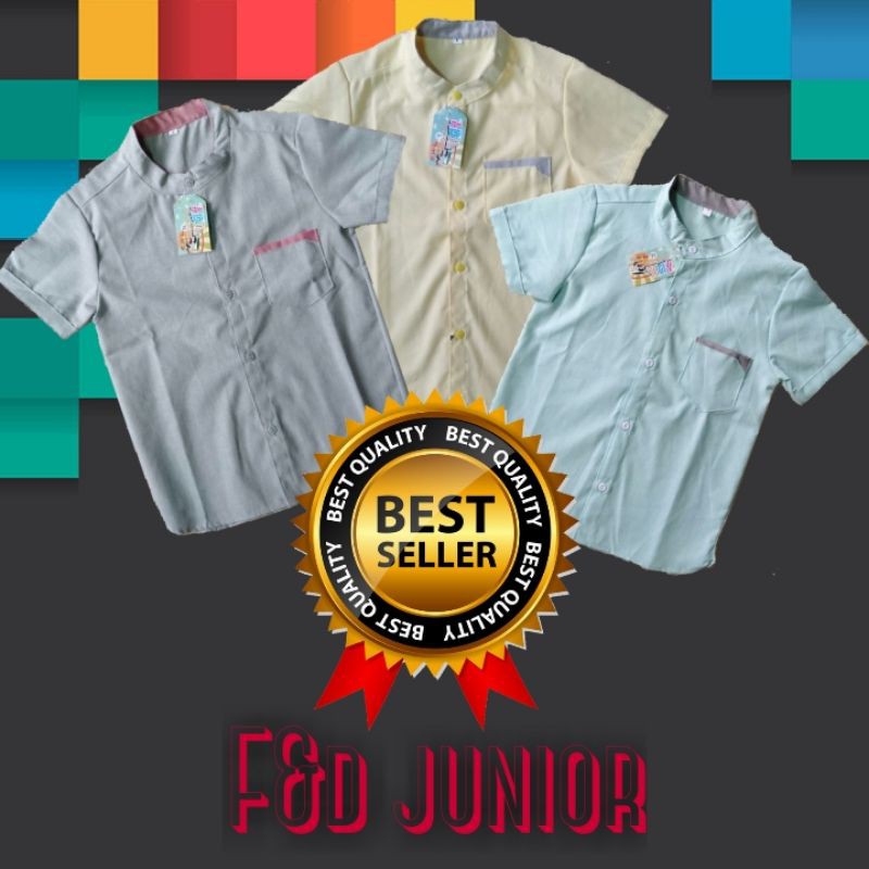 kemeja koko Anak -oxford-Kemko