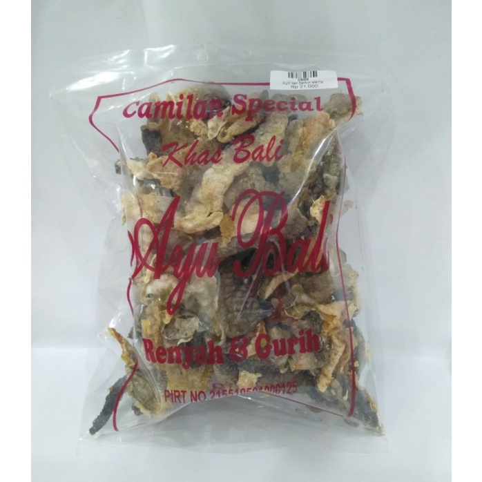 

Krupuk Kulit IKAN SALMON AYU BALI Khas Bali 100gr