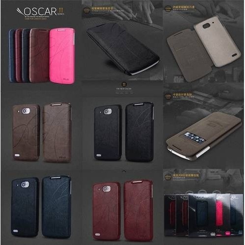 Kalaideng Oscar II Lenovo S920 Leather Flip Case Casing - Hot Pink