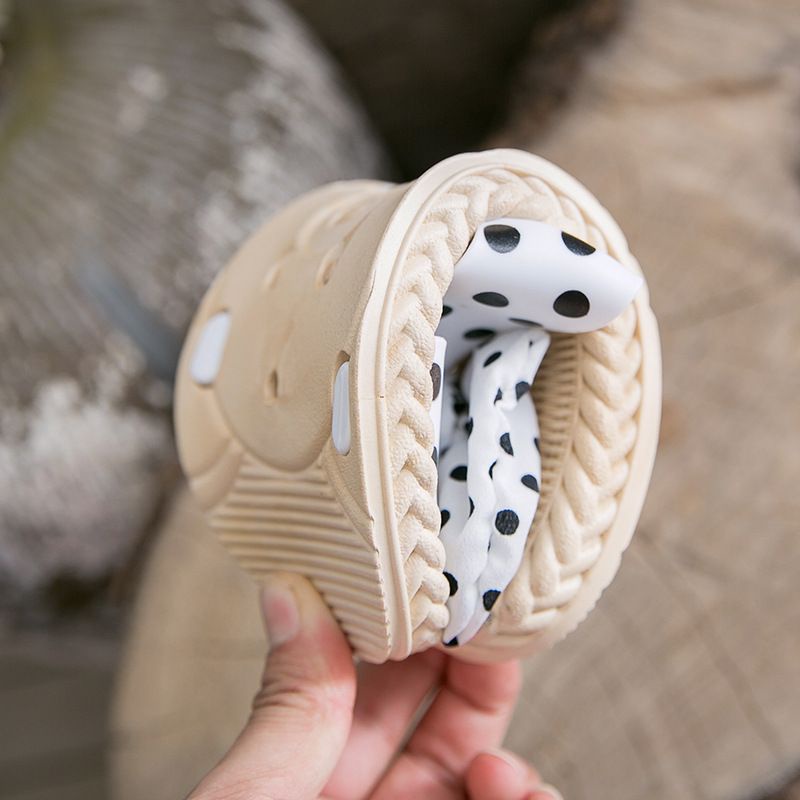 Sandal Flat Pita polkadot Jelly Wanita Import Terbaru S2