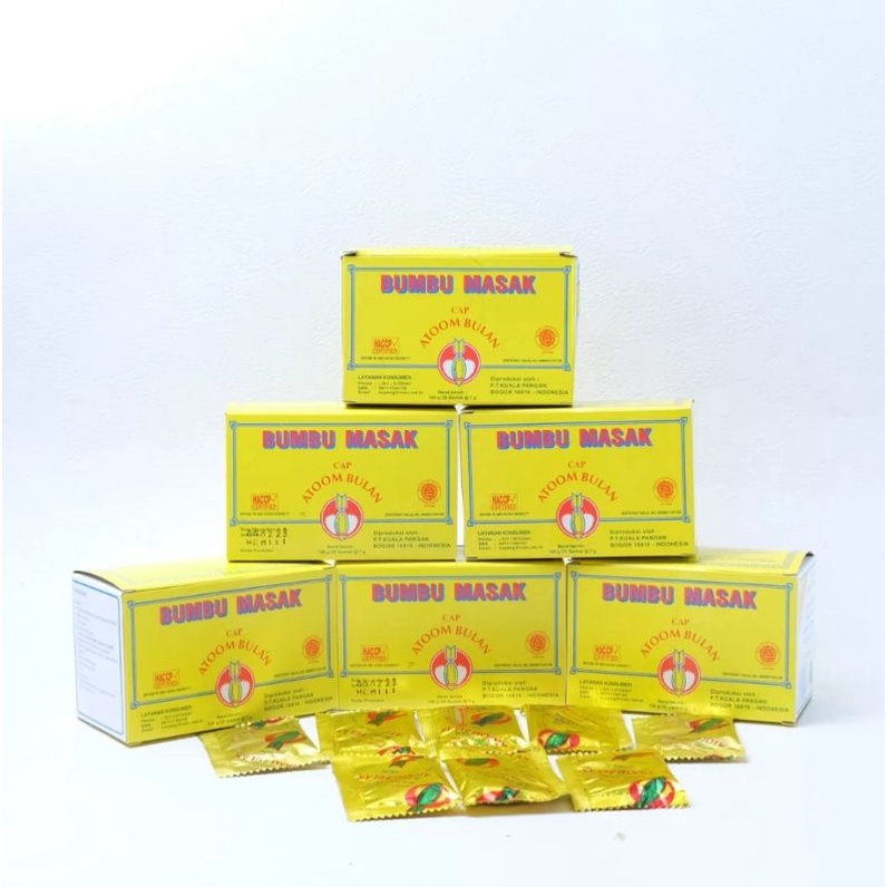 

Bumbu Masak Atom bulan 7grmx 20 Sachet