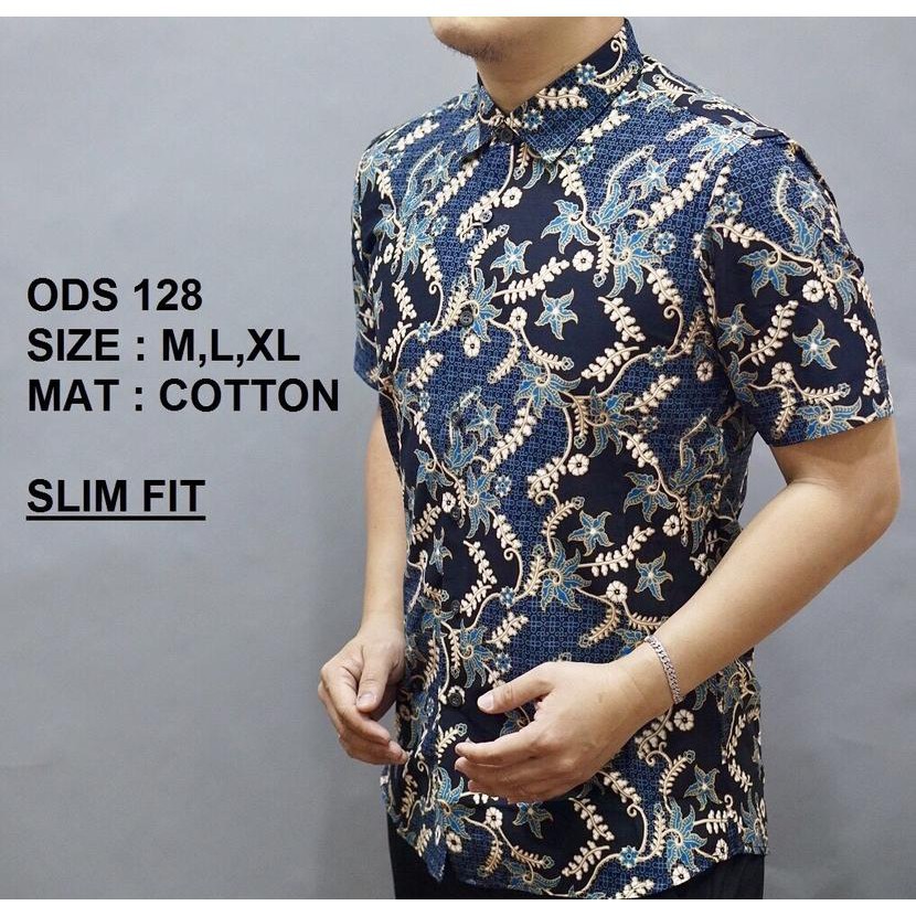 Baju Batik Muslim Modern Lengan Panjang Odza Classic