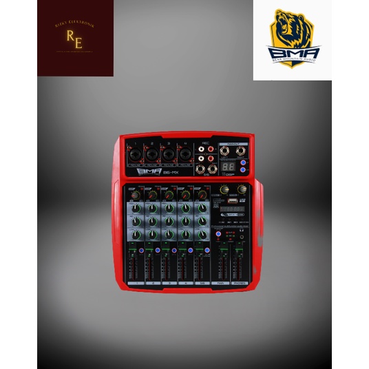 MINI MIXER BMA B6 MX / MIXER 6 CHANNEL