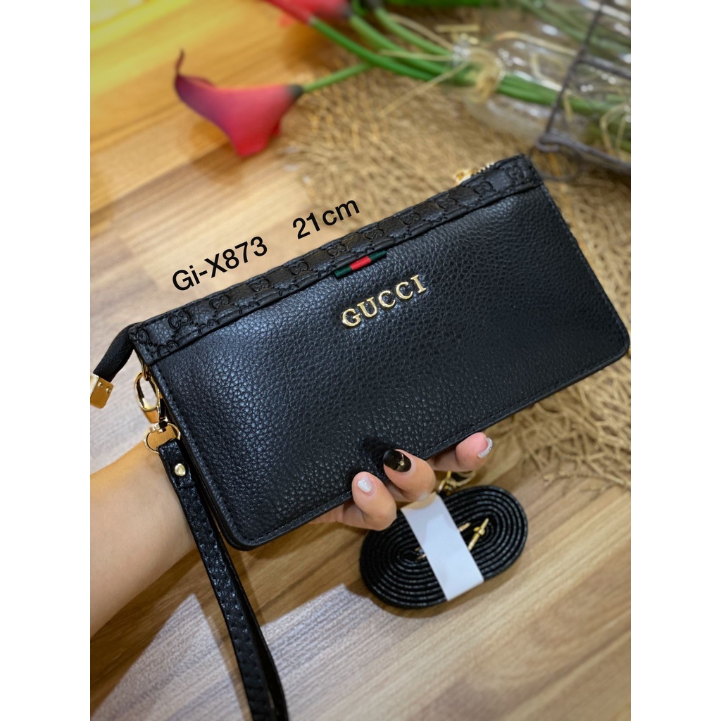 Dompet pouch 3ruang / dompet slempang import / clutch dan handbag slempang