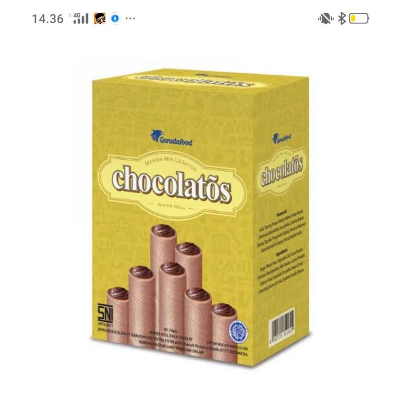 

Chocolatos 8.5gr x 24(1Box)