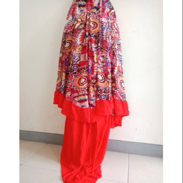 Mukena wanita dewasa bahan sifon sutra