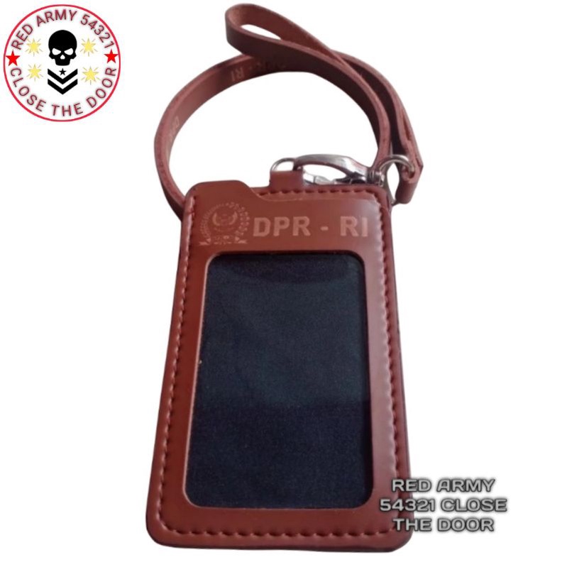 Holder ID Card - Tali Lanyard Nametag Logo DPR RI