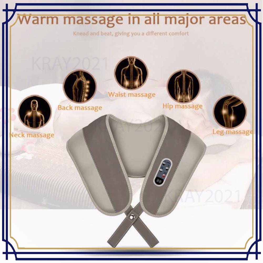 Alat Simulasi Pijat Elektrik Cervical Massage Shawl HT227