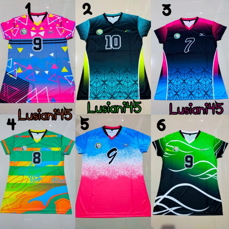 KAOS VOLLY/ JERSEY WANITA FULL PRINTING KUALITAS TOP