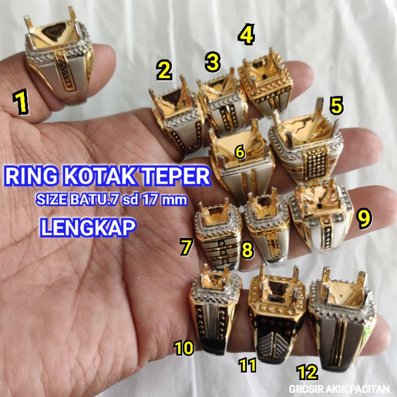 RING TEPER KOTAK DOBEL PLAT