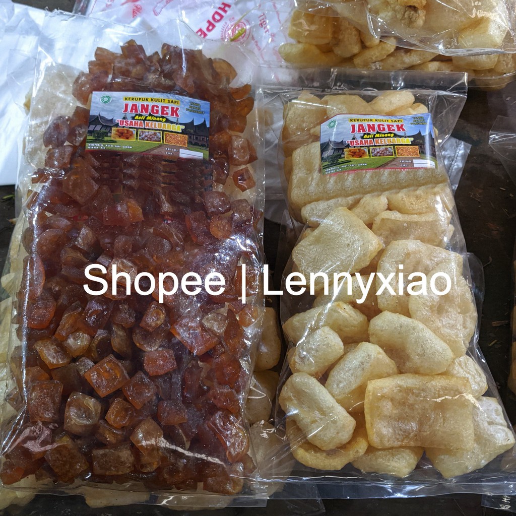 

Kerupuk Kulit Sapi MENTAH Rambak Sapi Jangek khas Minang Pontianak