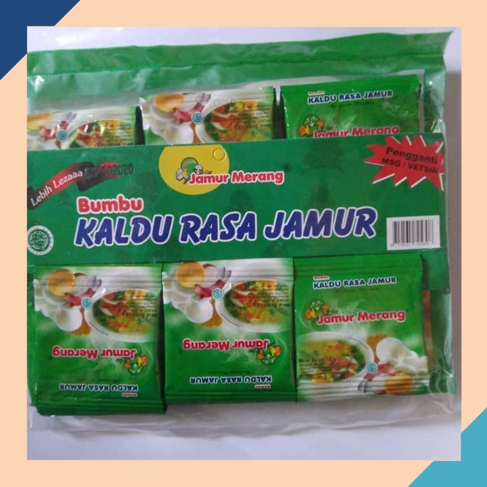 

Kaldu Jamur Merang pengganti micin Kaldu Jamur Non msg kemasan 30 sachet