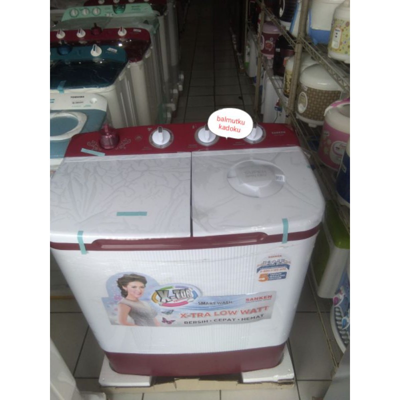 Mesin Cuci Sanken TW7750 HP Mesin Cuci 2 Tabung Bandung ONLY