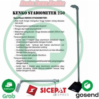 Stadiometer Kenko 250 / Alat Ukur Tinggi Badan Anak / Dewasa