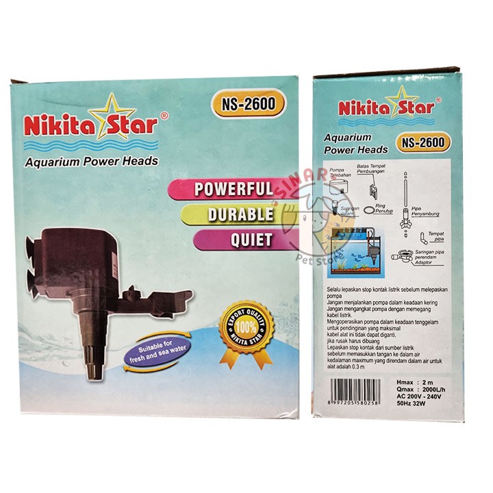 Nikita Star NS 2600 Pompa Aquarium Power Head