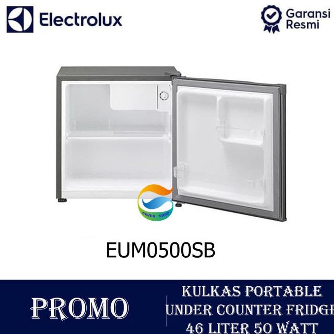 Kulkas Mini / Mini Bar / Kulkas Portable Electrolux Eum 0500 Sb Silver Km76878