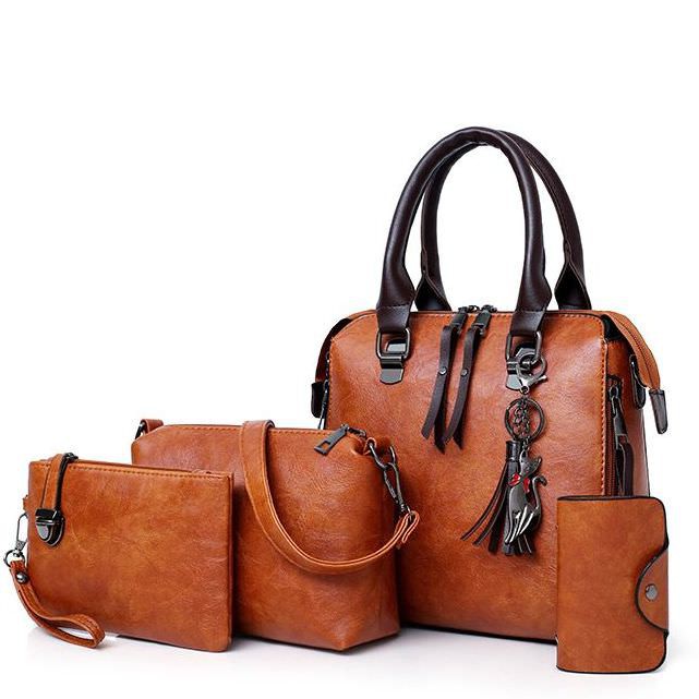 Tas Hand Bag Wanita Import 4In1 CR7180 BQ2445 JT819624 Tas Jakarta Tas Selempang Wanita Import