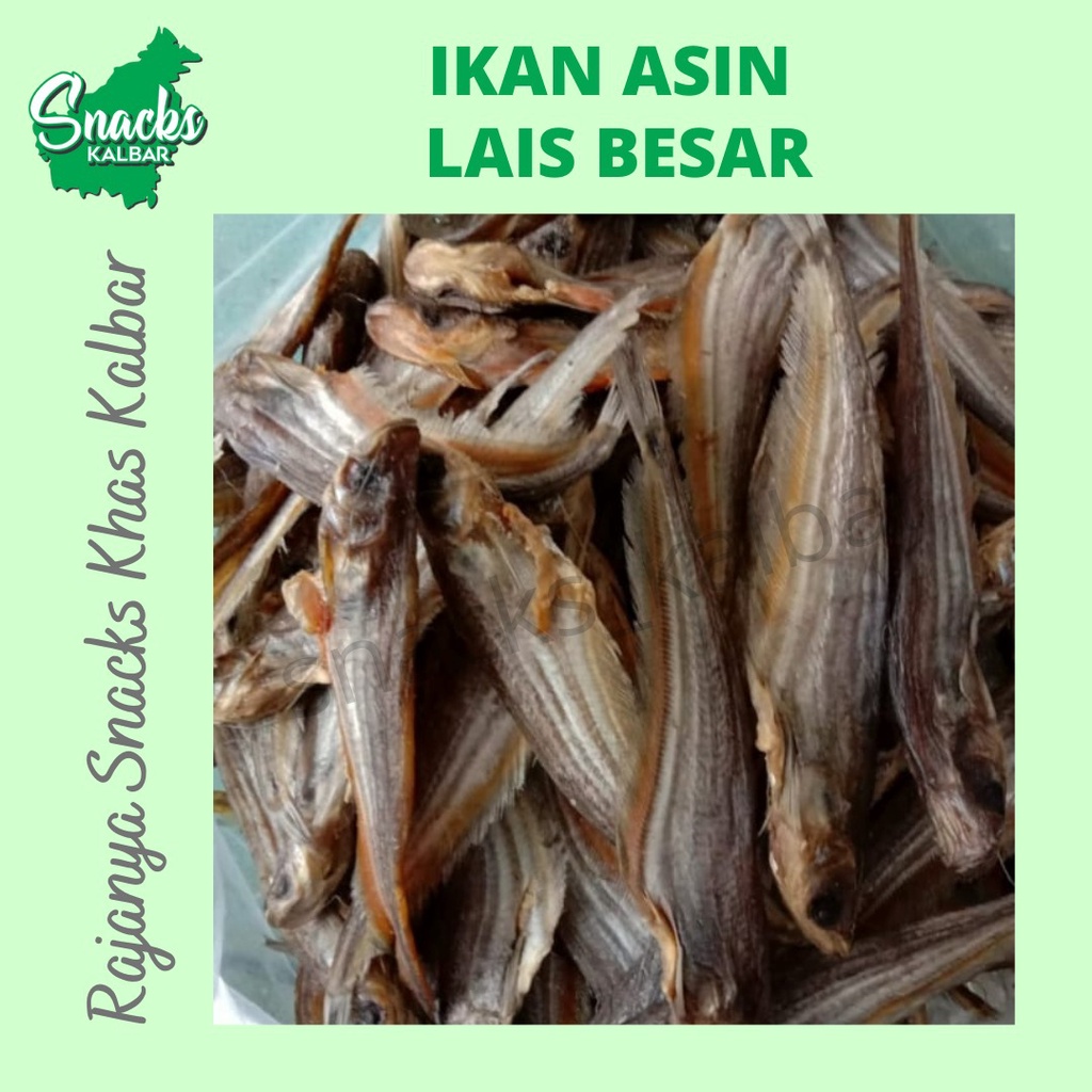

Ikan Asin Lais uk besar 1 kg khas Pontianak