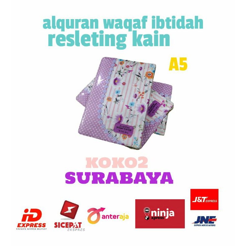 ALQURAN WAQAF IBTIDAH RESLETING KAIN UKURAN A5 - SUARA AGUNG