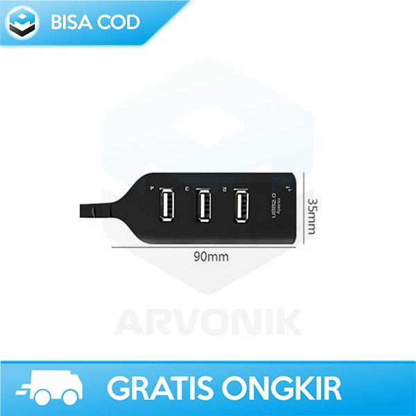 TRAVEL CHARGER USB HUB 2.0 4 PORT PORTABLE ADAPTER HIGH SPEED POWER