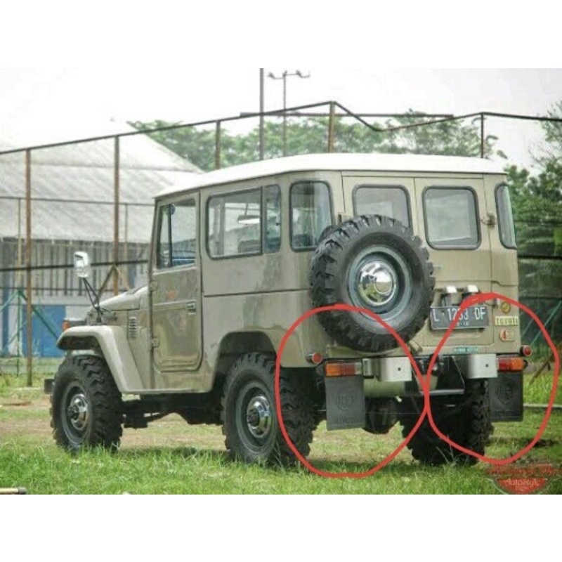 Mud Guard Kepet Lumpur Kepet Roda Toyota Land Cruiser Toyota Hartop