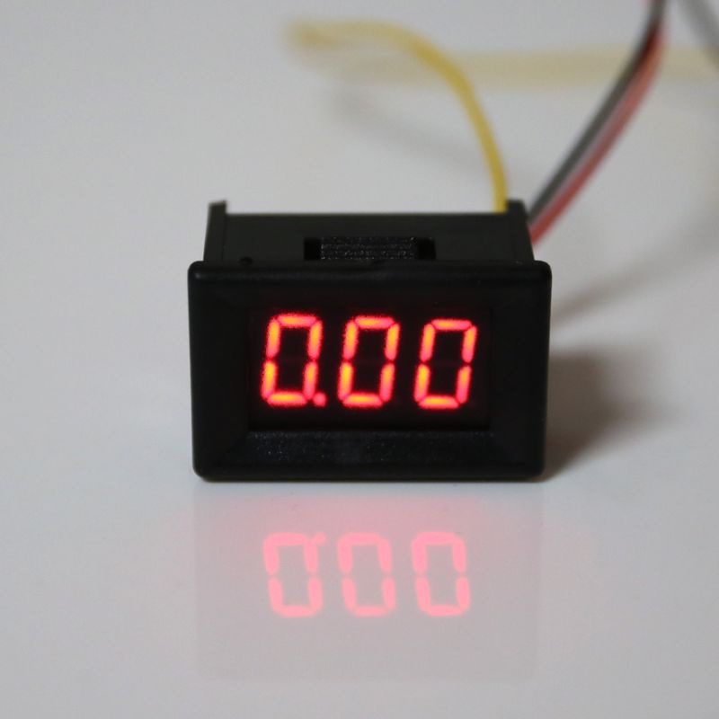 Btsg 0.36 &quot;Mini Car LED Display Digital Voltmeter Untuk DC 0-100V Pengukuran Tekanan Akurat LED Display Mudah Digunakan Li