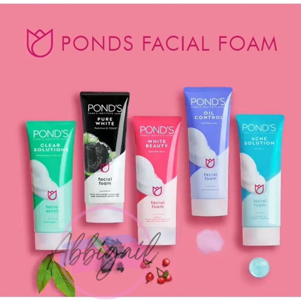 𝘈𝘉𝘎✰ Ponds Facial Foam Scrub / Sabun Cuci Muka Ponds / Ponds Bright Beauty Serum Facial Wash 2005