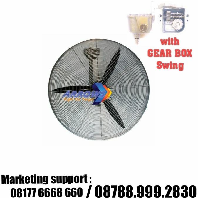 siap kirim] Wall Fan 24 inch Kipas Angin Industri 24 inch Kipas Dinding 24 inch