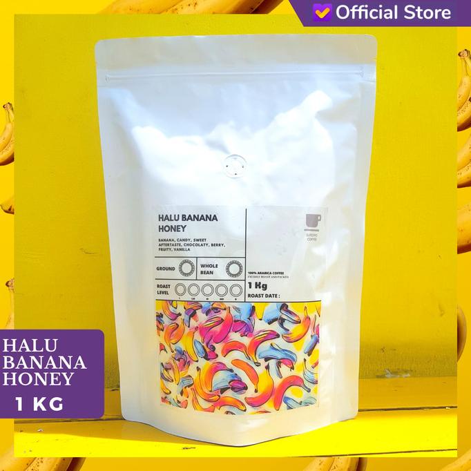 

[COD] KOPI ARABIKA HALU BANANA HONEY 1 KILOGRAM | SUTOYO COFFEE [COD]