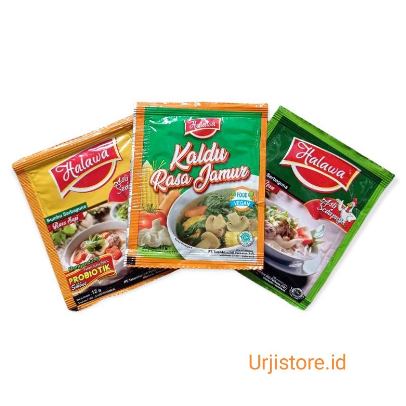 [ECER] HALAWA SACHET / HALAWA BUMBU BUBUK KALDU BUBUK PROBIOTIK (NON MSG) ALL VARIANT KALDU AYAM SAP