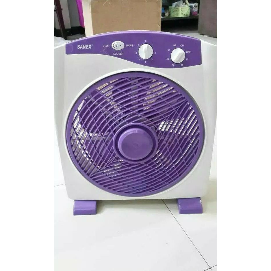 NEW Kipas Angin Kotak Box Fan Kipas Duduk SANEX 12 inch - 30 cm sb818