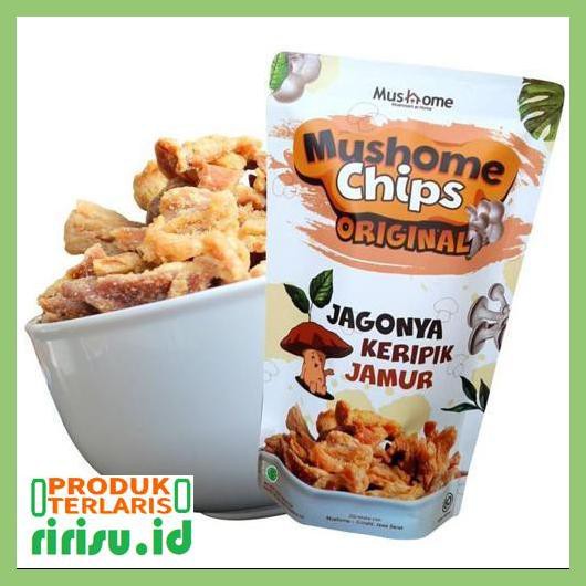 

8Tuf78F7- Mushome Chips - Keripik Jamur Tiram Original - 80Gr 7Ti7Tgjtu-