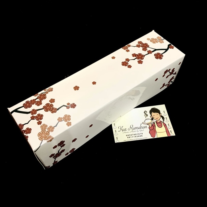 

NEW Box 22x6x6 cm bolu gulung macaroon donat pie susu brownies puding