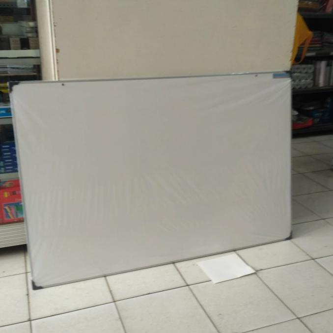 

Office & Stationery | Alat Tulis | Papan Tulis/White Board Non-Magnet Size 80 X 120 Cm Cemerlang. | Best Seller