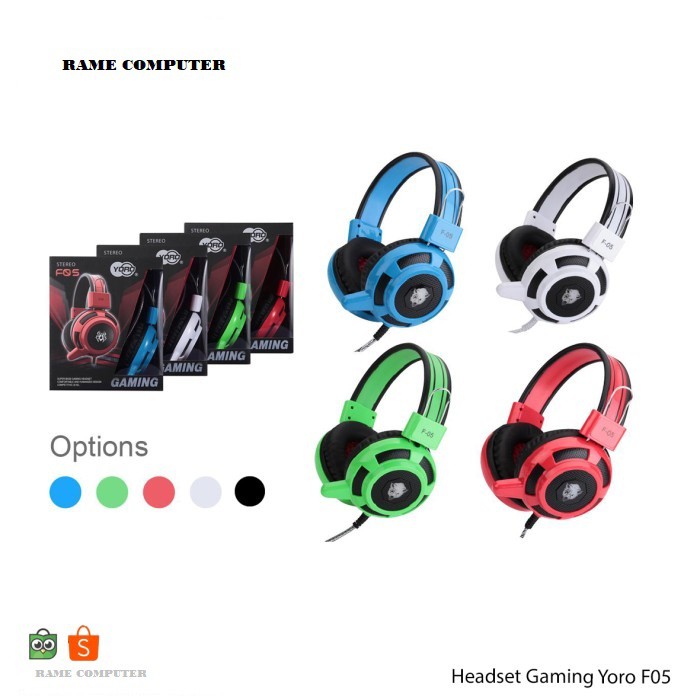 Headset Gaming Yoro F5 | Yoro Headset F05 Stereo - WIRED