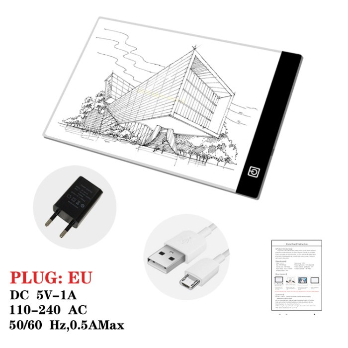 

Sale!!! A5-1 Ultra-Thin Led Stencil Tracing Drawing Board Light Pad - A5 Size Hot Sale