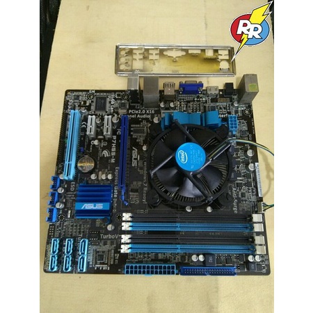 Motherboard Mobo Mainboard PC Asus P7H55 M Paket Prosesor Intel Core  i5 760 4 Slot Ram Bonus Heatsi