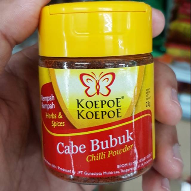 

Koepoe Koepoe Cabe Bubuk (Chilli Powder) 23gr