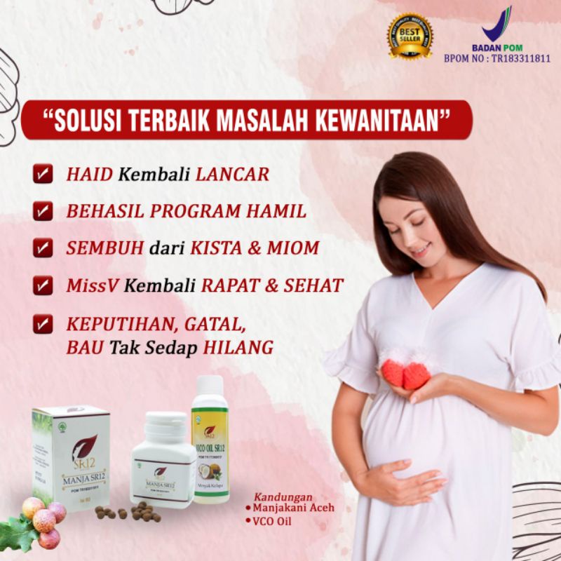 (ORI) MANJAKANI SR12, HERBAL PROMIL , OBAT KEPUTIHAN