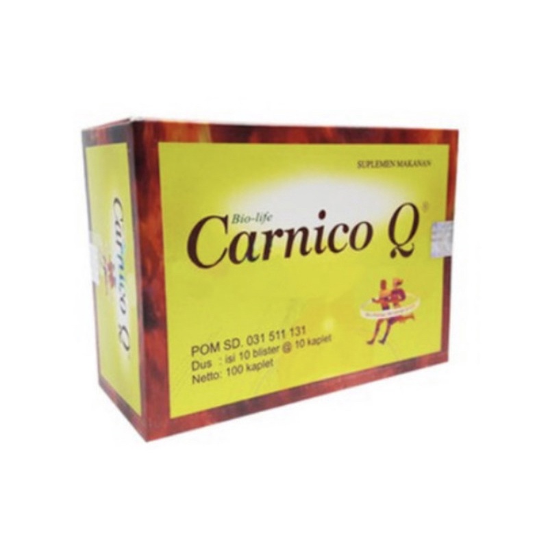 Biolife carnico Q box 100 tablet ( memelihara kesehatan jantung )