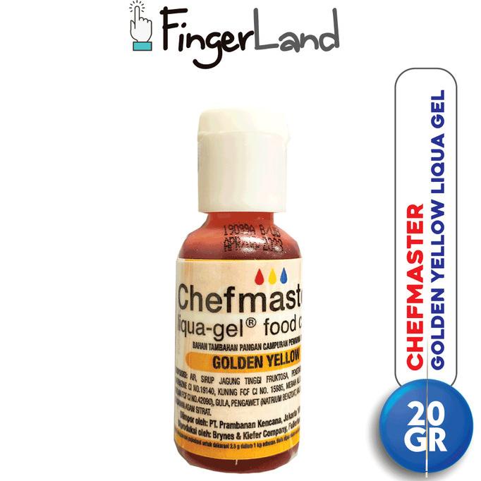 

Chefmaster Golden Yellow Liqua Gel Food Color Pewarna Makanan 20 Gr TERLARIS TERPERCAYA ORIGINAL