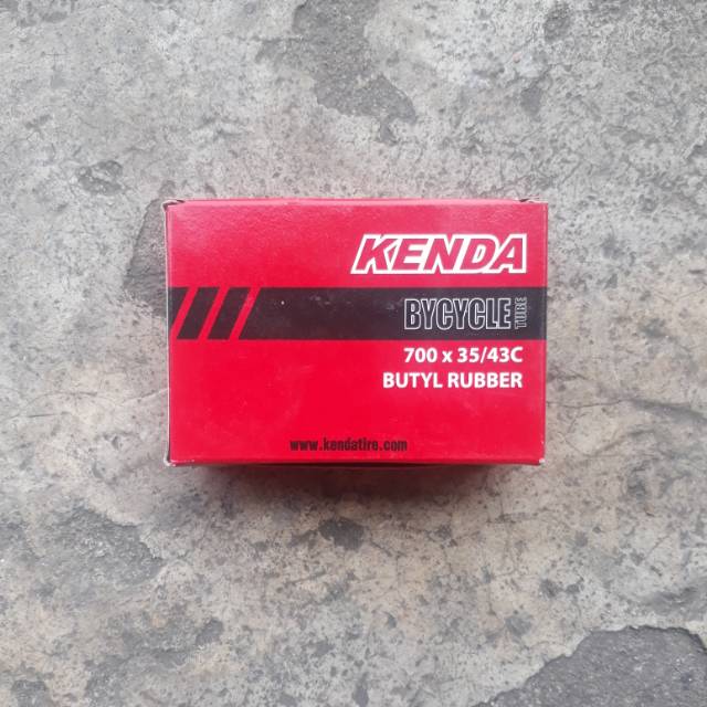 Ban dalam butyl sepeda fixie kenda 700 x 35 - 43 c fv 60mm fresta [35 36 37 38 39 40 41 42 43]