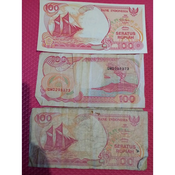 Uang Kertas Kuno 100 Rupiah Tahun 1992