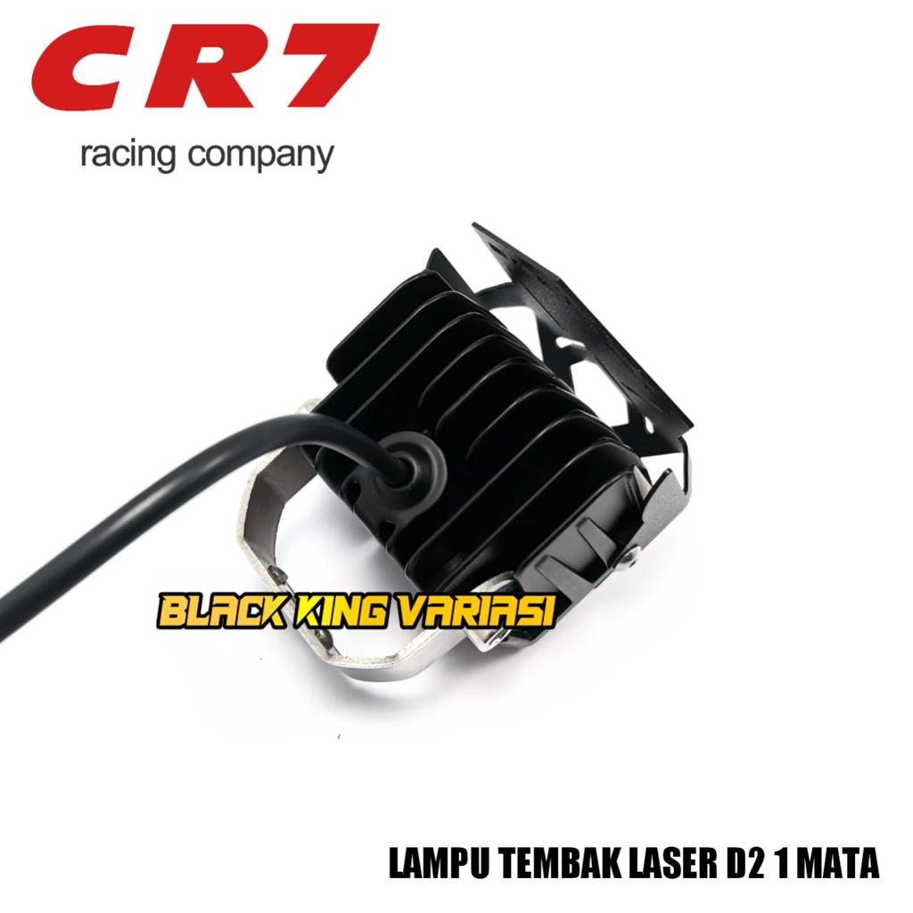 Lampu Tembak LED Laser D2 2 Warna Putih Kuning 1 Mata CR7 Lampu Tembak Owl 1 Mata Lampu Sorot Waterproof
